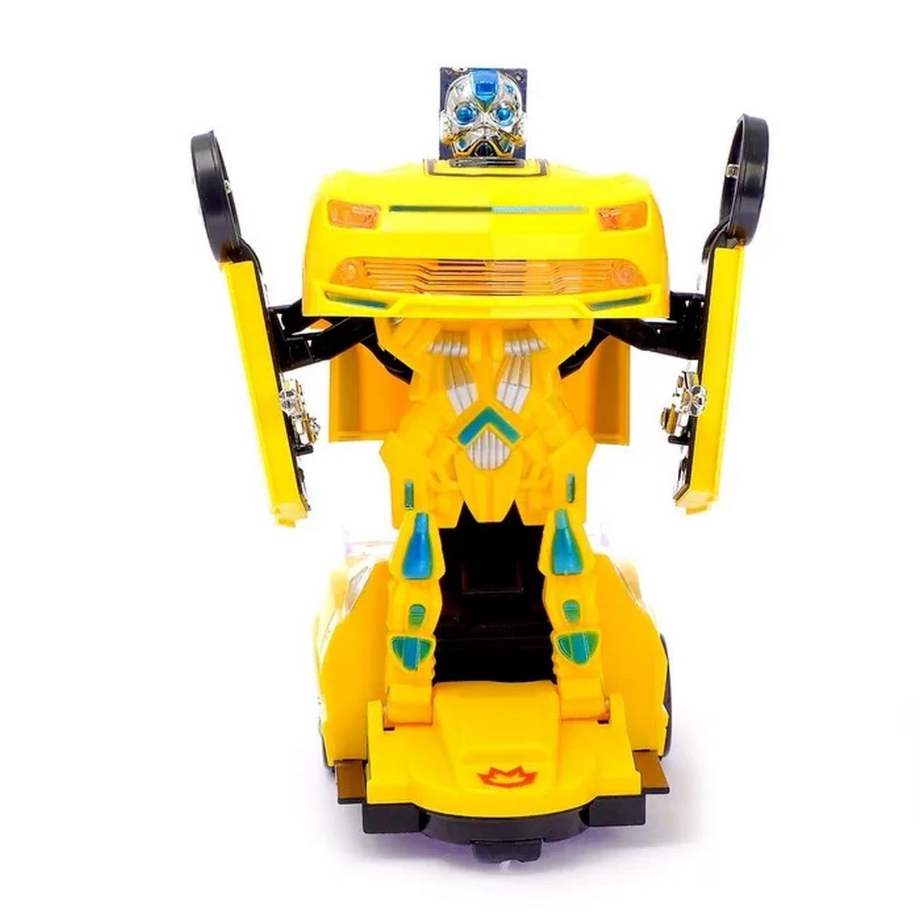 Carro Deportivo Robot Transformers Bumblebee + Baterias